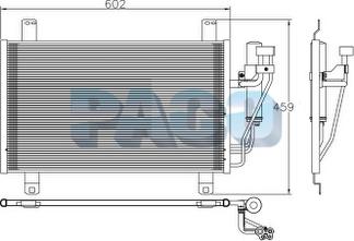 PACO MP5770/RD - Condenser, air conditioning www.avaruosad.ee