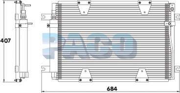 PACO PL3433/RD - Condenser, air conditioning www.avaruosad.ee