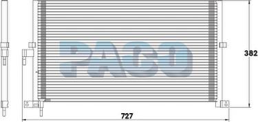 PACO PL3583 - Condenser, air conditioning www.avaruosad.ee