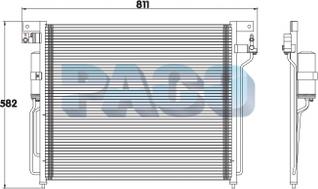 PACO PL3640/RD - Condenser, air conditioning www.avaruosad.ee