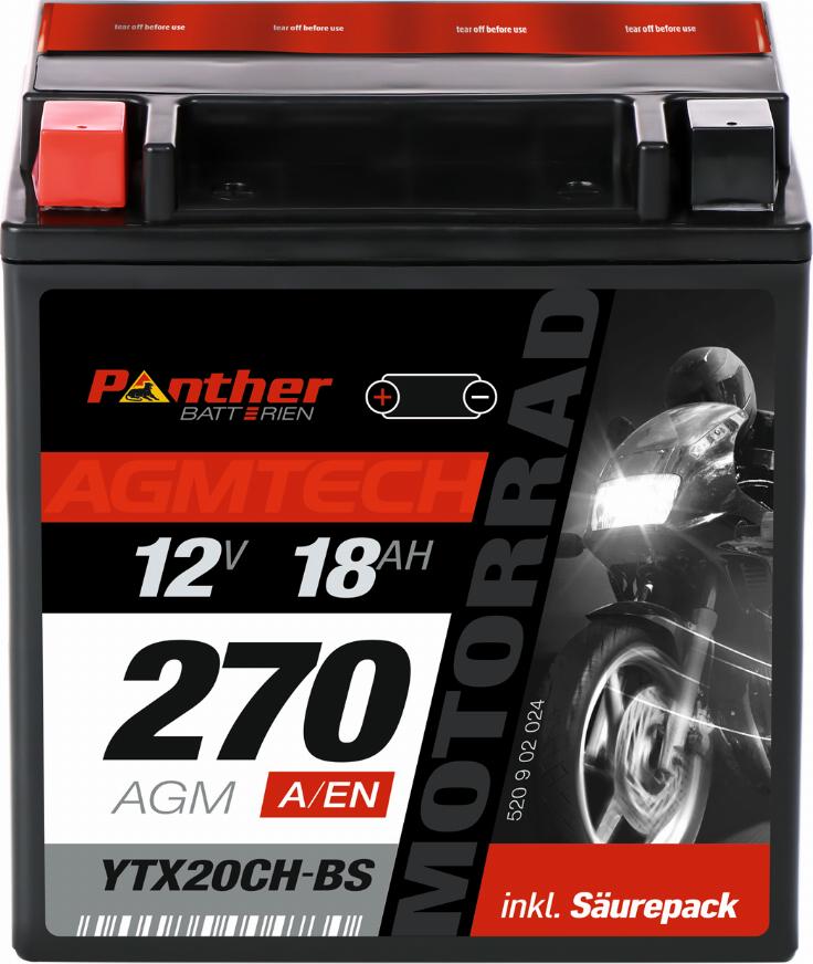 PANTHER MB.5200277 - Стартерная аккумуляторная батарея, АКБ www.avaruosad.ee