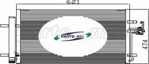 Parts-Mall PXNC2-013 - Kondensaator,kliimaseade www.avaruosad.ee