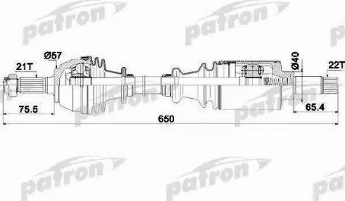 Patron PDS0040 - Arbre de transmission www.avaruosad.ee