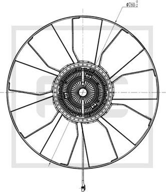 PE Automotive 030.191-00A - Tuuletin, mootorinjäähdytys www.avaruosad.ee