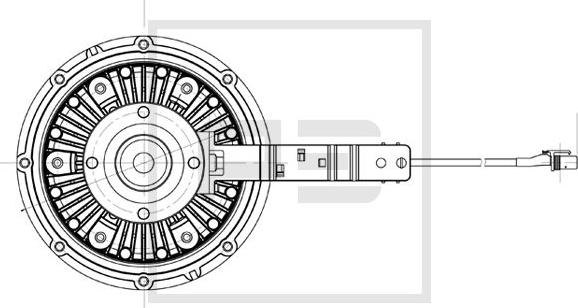 PE Automotive 030.187-00A - Sidur, radiaatoriventilaator www.avaruosad.ee