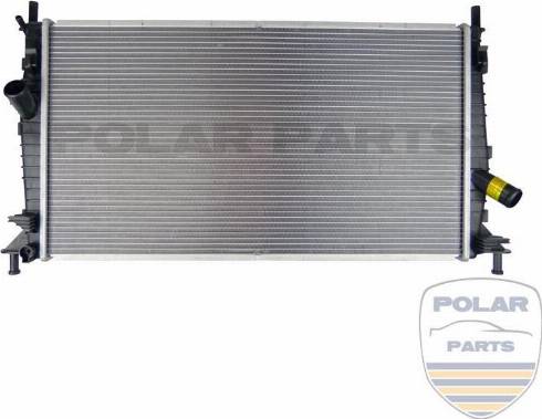 PolarParts 10003517 - Radiator, engine cooling www.avaruosad.ee