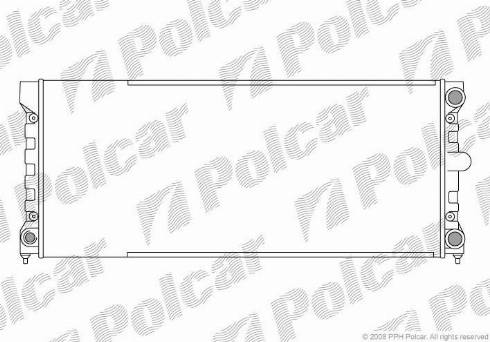Polcar 954608-3 - Radiaator,mootorijahutus www.avaruosad.ee
