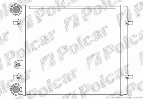Polcar 954108-1 - Radiaator,mootorijahutus www.avaruosad.ee
