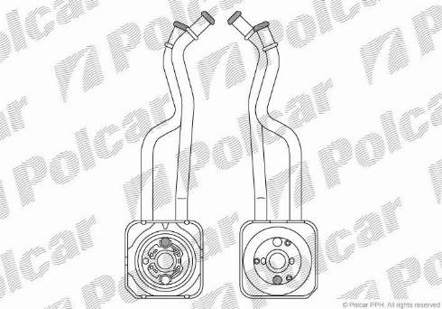 Polcar 9541L8-2 - Oil Cooler, manual transmission www.avaruosad.ee