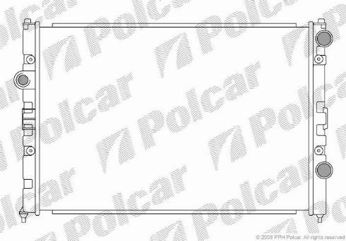 Polcar 954708-1 - Radiaator,mootorijahutus www.avaruosad.ee