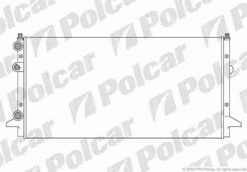 Polcar 954708-3 - Radiaator,mootorijahutus www.avaruosad.ee