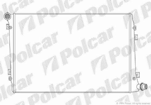 Polcar 955508-2 - Radiaator,mootorijahutus www.avaruosad.ee