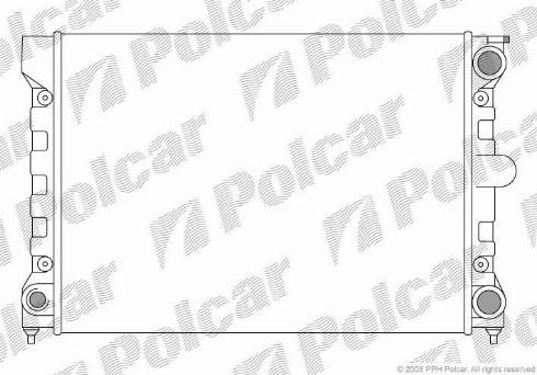 Polcar 953408-2 - Radiaator,mootorijahutus www.avaruosad.ee
