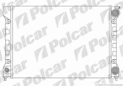 Polcar 953408A2 - Радиатор, охлаждение двигателя www.avaruosad.ee