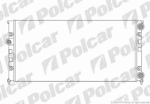 Polcar 953808-4 - Radiaator,mootorijahutus www.avaruosad.ee