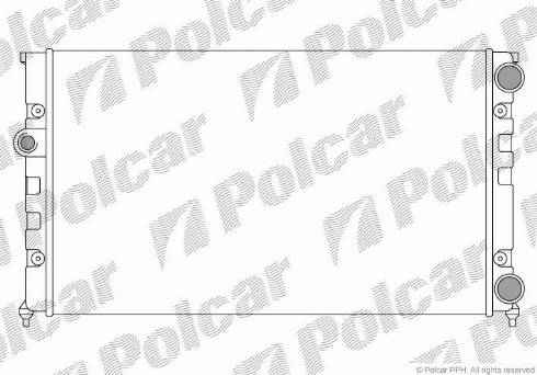 Polcar 953808A2 - Радиатор, охлаждение двигателя www.avaruosad.ee