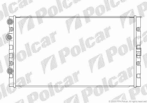 Polcar 952408-3 - Radiaator,mootorijahutus www.avaruosad.ee