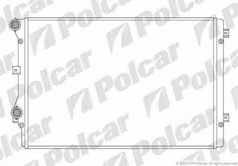 Polcar 957508-1 - Radiaator,mootorijahutus www.avaruosad.ee