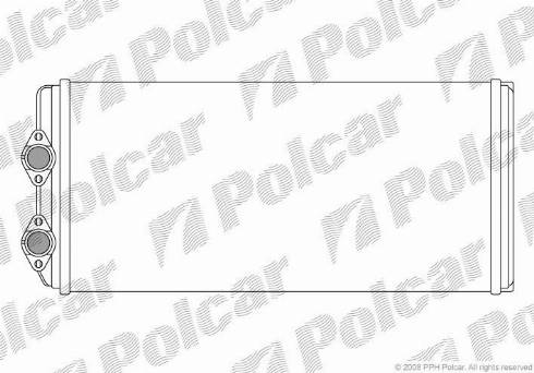Polcar 9098N8-1 - Värmeväxlare, kupévärmare www.avaruosad.ee