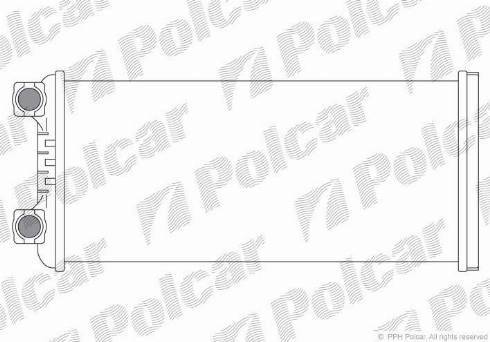 Polcar 9098N8-2 - Soojusvaheti,salongiküte www.avaruosad.ee