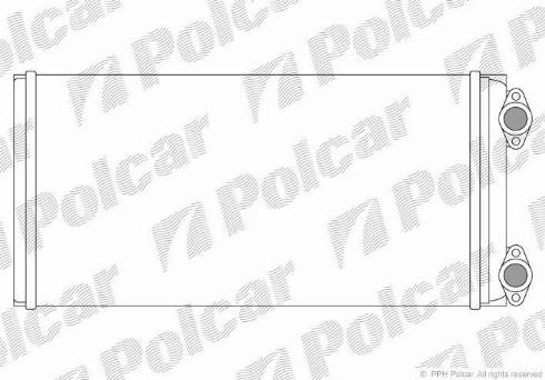 Polcar 4405N8-1 - Теплообменник, отопление салона www.avaruosad.ee