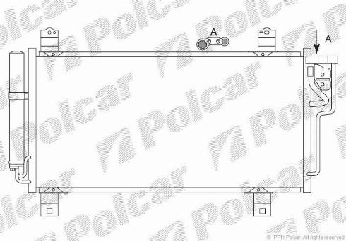 Polcar 4560K8C2 - Конденсатор, кондиционер www.avaruosad.ee