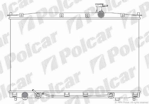 Polcar 4051081X - Radiaator,mootorijahutus www.avaruosad.ee
