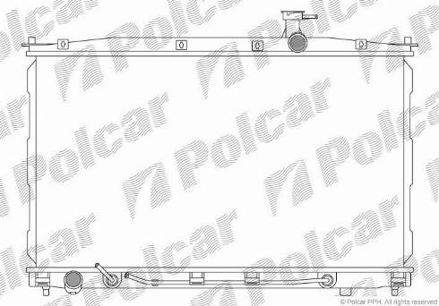 Polcar 405108-1 - Radiaator,mootorijahutus www.avaruosad.ee