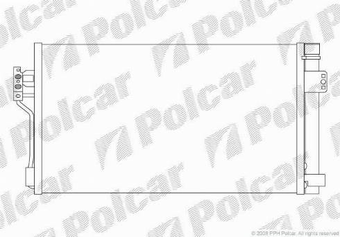 Polcar 5040K8C1 - Kondensor, klimatanläggning www.avaruosad.ee