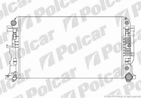 Polcar 506508-1 - Radiaator,mootorijahutus www.avaruosad.ee
