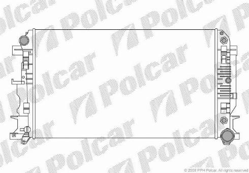 Polcar 5065082X - Radiaator,mootorijahutus www.avaruosad.ee