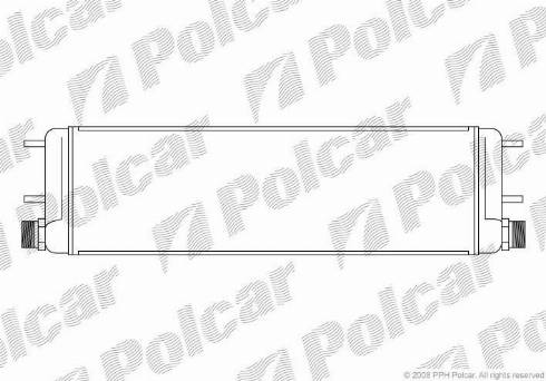 Polcar 5014L86X - Moottoriöljyn jäähdytin www.avaruosad.ee