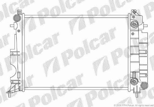 Polcar 652208-3 - Radiaator,mootorijahutus www.avaruosad.ee