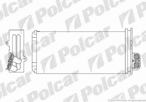 Polcar 6041N81X - Heat Exchanger, interior heating www.avaruosad.ee