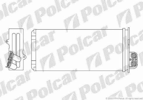 Polcar 6041N8-1 - Heat Exchanger, interior heating www.avaruosad.ee