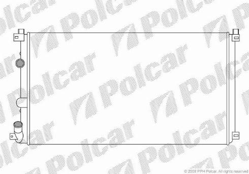 Polcar 604208-1 - Jäähdytin,moottorin jäähdytys www.avaruosad.ee