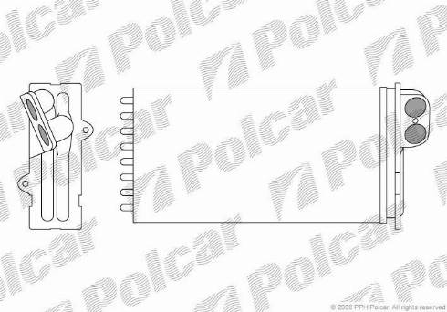 Polcar 6033N8-1 - Heat Exchanger, interior heating www.avaruosad.ee