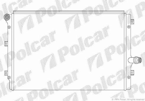 Polcar 1331084X - Radiaator,mootorijahutus www.avaruosad.ee