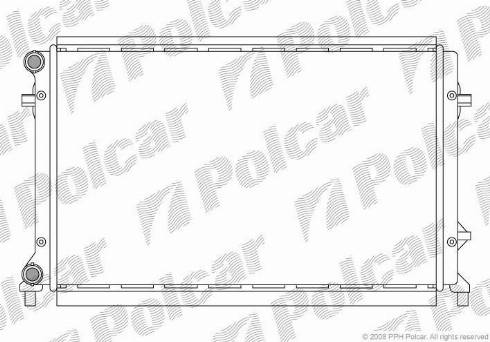 Polcar 133108-1 - Radiaator,mootorijahutus www.avaruosad.ee