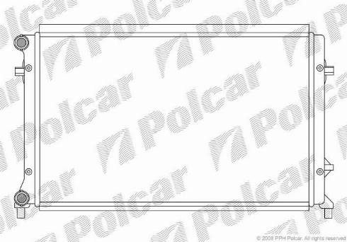Polcar 133108-3 - Radiaator,mootorijahutus www.avaruosad.ee