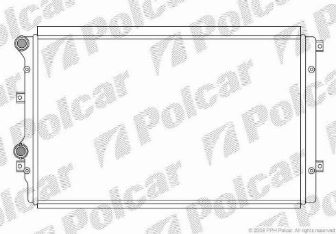 Polcar 133108-2 - Radiaator,mootorijahutus www.avaruosad.ee