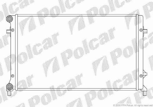 Polcar 133108A1 - Радиатор, охлаждение двигателя www.avaruosad.ee