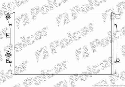 Polcar 133108A2 - Jäähdytin,moottorin jäähdytys www.avaruosad.ee