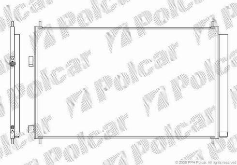 Polcar 8148K81K - Kondensor, klimatanläggning www.avaruosad.ee