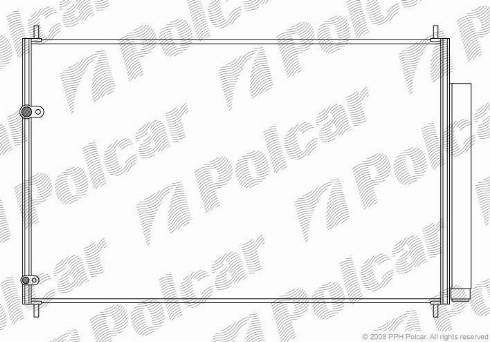 Polcar 8116K82K - Kondensor, klimatanläggning www.avaruosad.ee