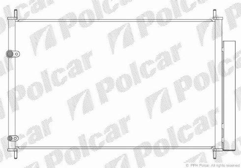 Polcar 8116K8C2 - Конденсатор, кондиционер www.avaruosad.ee