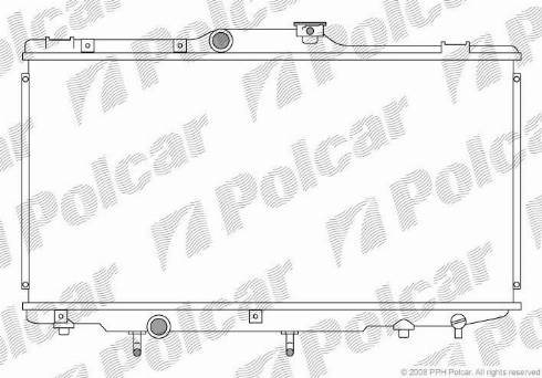 Polcar 811108-1 - Radiaator,mootorijahutus www.avaruosad.ee