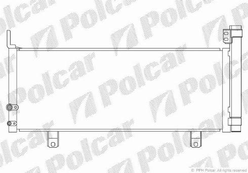 Polcar 8138K8C3 - Condenser, air conditioning www.avaruosad.ee