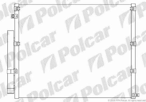 Polcar 8179K8C3 - Конденсатор, кондиционер www.avaruosad.ee