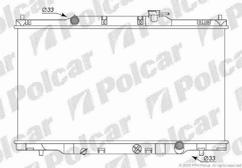 Polcar 387608-1 - Radiaator,mootorijahutus www.avaruosad.ee